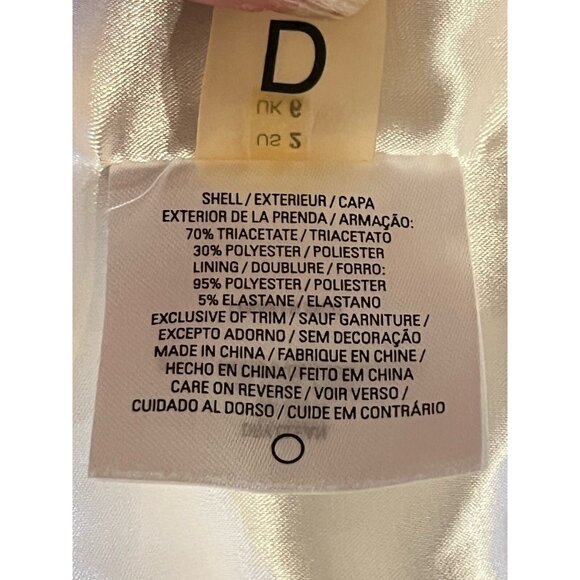 Elie Tahari White Cream One Button Pockets Blazer Jacket - Picture 8 of 14